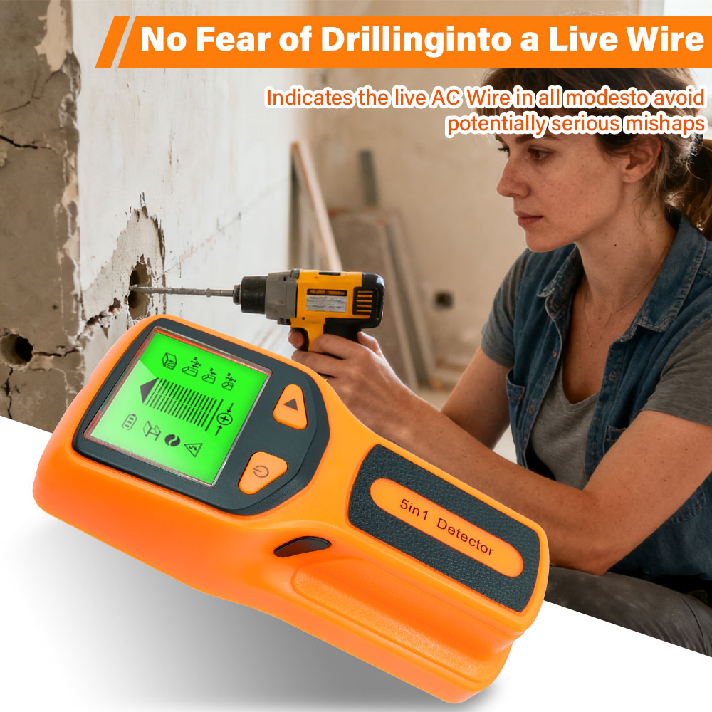 Handheld 5 in 1 Digital Wall S - Water Leak Detector Wired 评论和价格